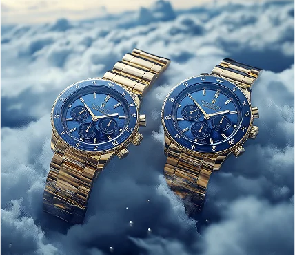 Inspired by legendary aircraft, each watch reflects aviation history.